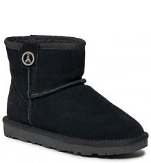 Kozaki Patrizia Pepe czarne dziecięce 