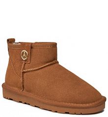 Kozaki Patrizia Pepe brązowe dziecięce 