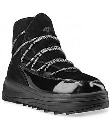 Śniegowce 4F czarne damskie 