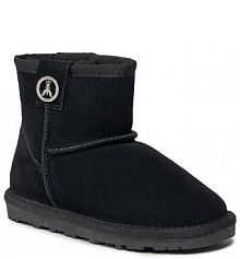 Kozaki Patrizia Pepe czarne dziecięce 