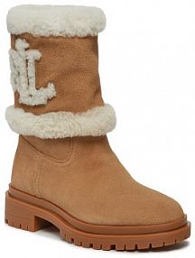 Kozaki LAUREN RALPH LAUREN brązowe damskie 