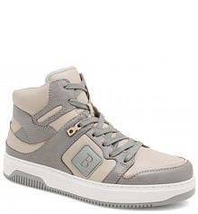 Sneakersy Badura beżowe męskie 