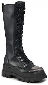 Kozaki Buffalo czarne damskie 