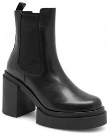 Botki na słupku Badura czarne 