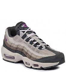 Półbuty sznurowane Nike szare damskie 