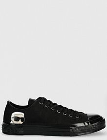 Tenisówki Karl Lagerfeld  czarne męskie KL50319.H0X