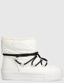 Śniegowce Calvin Klein Jeans  białe damskie YW0YW01181