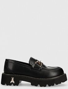 Mokasyny PATRIZIA PEPE  czarne dziecięce PPJ774.34