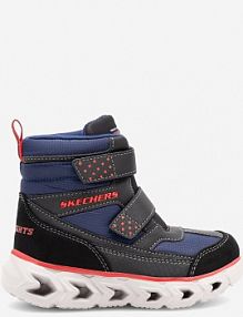 Botki Skechers niebieskie dziecięce 405052N NVBK