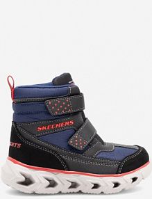 Botki Skechers niebieskie dziecięce 405052N NVBK