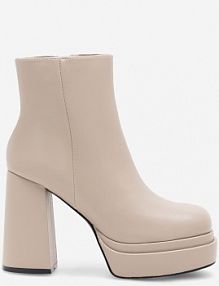 Botki na obcasie Jenny Fairy beżowe LIBI WYL2510-1