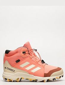 Trzewiki Adidas Performance pomarańczowe dziecięce Adidas Terrex Mid Gtx K