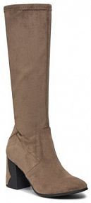 Kozaki na obcasie Caprice brązowe 