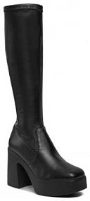 Kozaki na obcasie Steve Madden czarne 