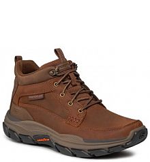 Trzewiki Skechers brązowe męskie 