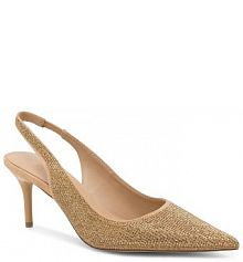 Sandały na szpilce Badura złote 