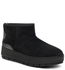 Botki Tommy Hilfiger czarne damskie 