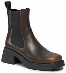 Botki na słupku Vagabond Shoemakers brązowe 