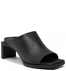 Klapki na słupku Tommy Jeans czarne 