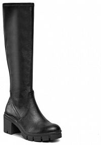 Kozaki na obcasie Tamaris czarne 