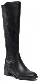 Kozaki na obcasie Tamaris czarne 