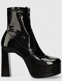 Botki na słupku Armani Exchange  czarne XDM013.XV753.00002