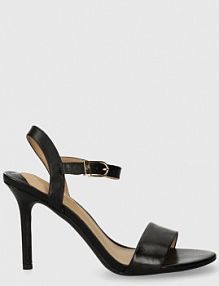 Sandały na szpilce Lauren Ralph Lauren  czarne 802940588001.001