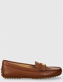 Mokasyny Lauren Ralph Lauren  brązowe damskie 802925635002.270