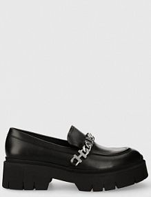 Mokasyny HUGO  czarne damskie 50513483.001