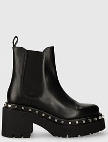 Botki na słupku PATRIZIA PEPE  czarne 2Y0007.L078.K103