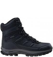 Buty trekkingowe wysokie ELBRUS szare męskie 64156-BLK/DK GREY