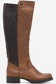 Kozaki Rieker brązowe damskie Z9591-22