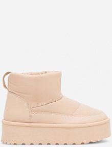 Botki na obcasie Jenny Fairy beżowe AMY NS070301-01