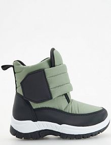 Śniegowce na rzepy Reserved oliwkowe dziecięce 5677W-91X