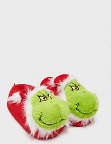 Ciepłe kapcie Grinch House wielobarwny damskie 6493X-MLC