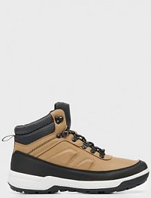 Brązowe trapery z imitacji skóry House kremowe męskie 6131X-12X