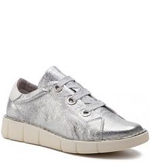 Sneakersy Sergio Bardi srebrne damskie 