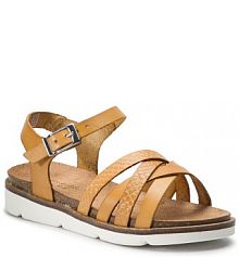 Sandały Sergio Bardi Young żółte dziecięce 