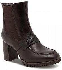 Botki na słupku Sergio Bardi brązowe 