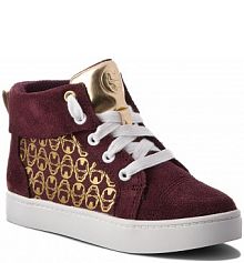 Trzewiki Clarks bordowy dziecięce 