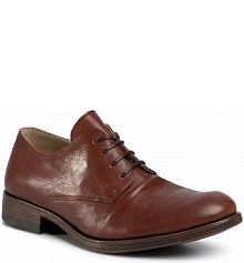 Półbuty wizytowe Fly London brązowe męskie 