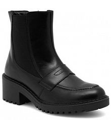 Botki na słupku Sergio Bardi czarne 