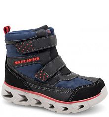 Śniegowce Skechers granatowe dziecięce 