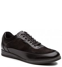 Sneakersy QUAZI czarne męskie 