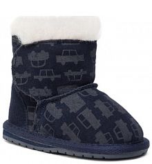 Kozaki EMU Australia granatowe dziecięce 