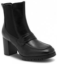 Botki na słupku Sergio Bardi czarne 