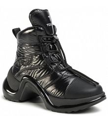 Sneakersy Togoshi czarne damskie 