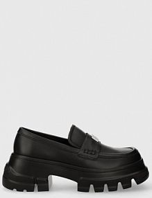 Mokasyny Tommy Jeans  czarne damskie EN0EN02504