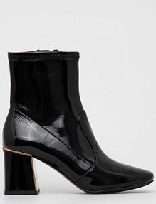 Botki na słupku TORY BURCH  czarne 79506.006