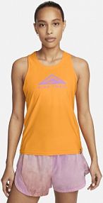 Damska koszulka bez rękawów do biegania w terenie Nike Dri-FIT Żółty damskie